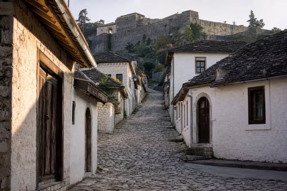 Arnavutluk'tan bir manzara