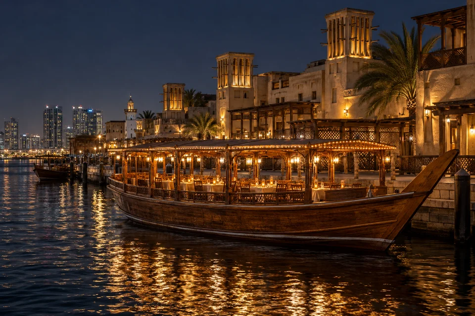 Dubai Creek Dinner Oberoi Dhow Cruise