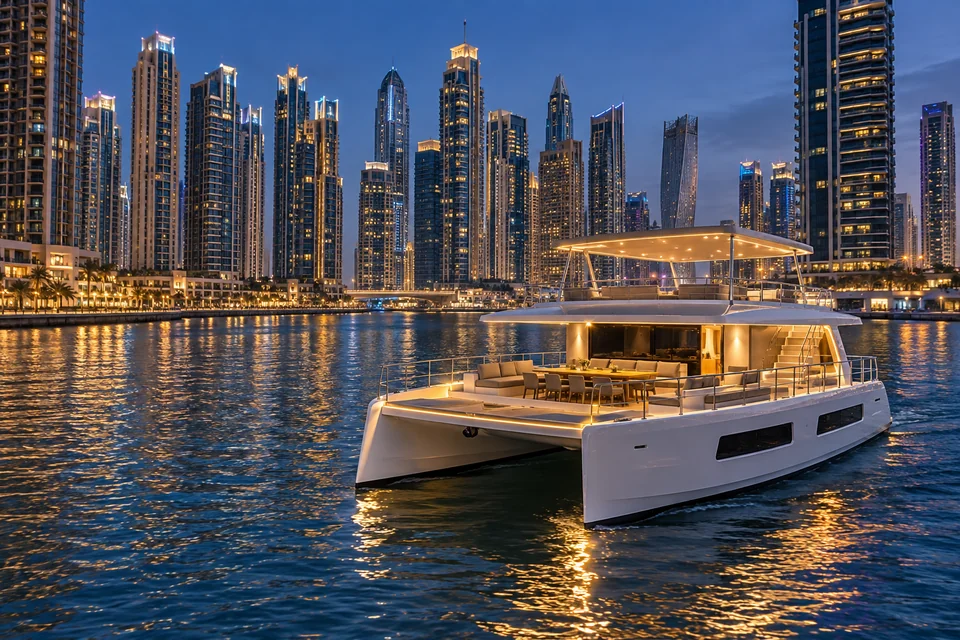 Dubai Marina 2-Hour Catamaran Dinner Cruise