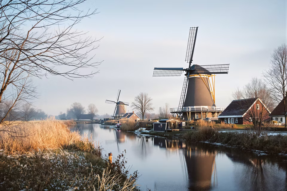 Hollanda'dan bir manzara