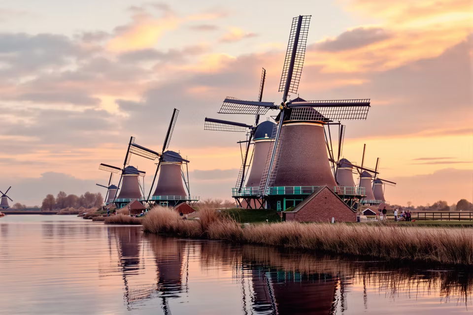 Kinderdijk yel değirmenleri