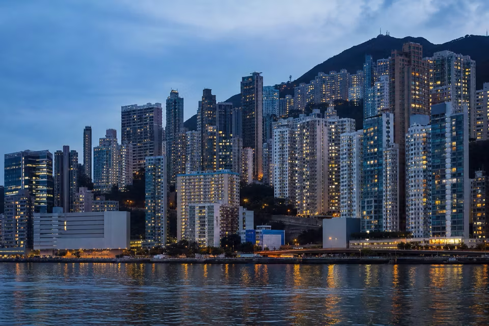 Hong Kong'dan bir manzara