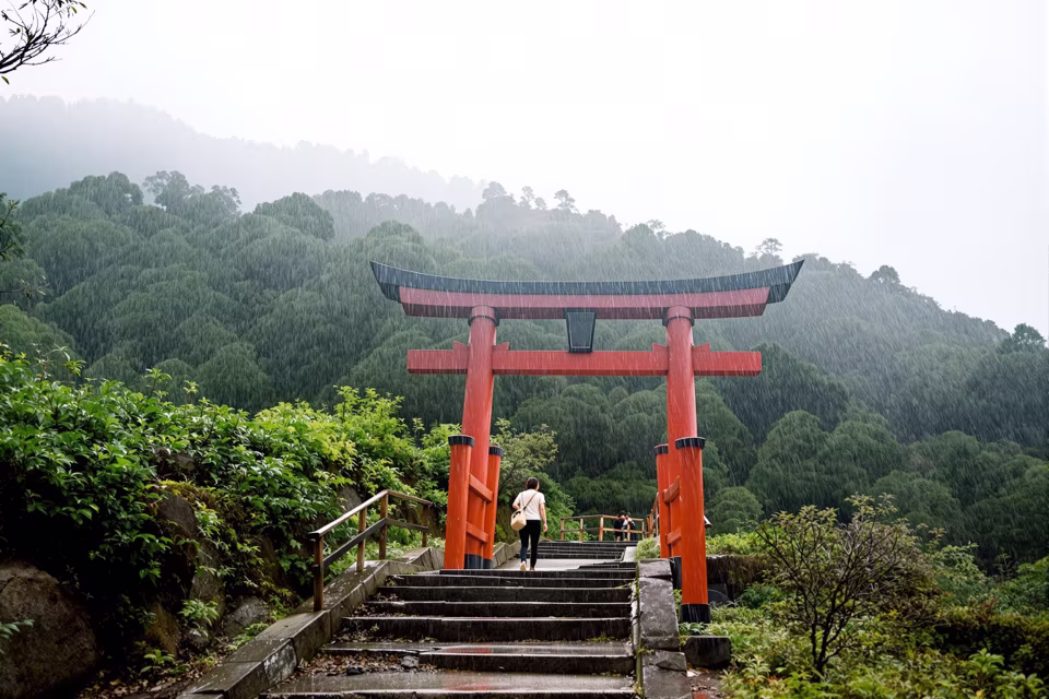 Japonya'dan bir manzara