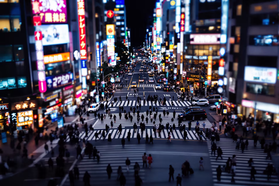 Japonya'dan bir manzara