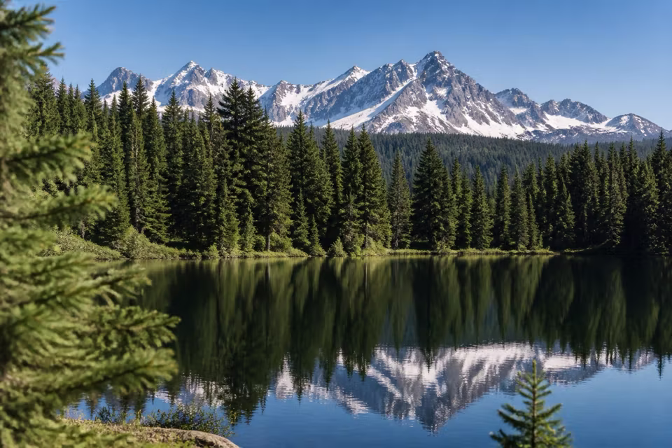 Kazakistan'dan bir manzara