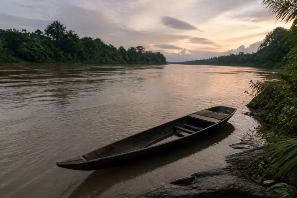 Laos'tan bir manzara