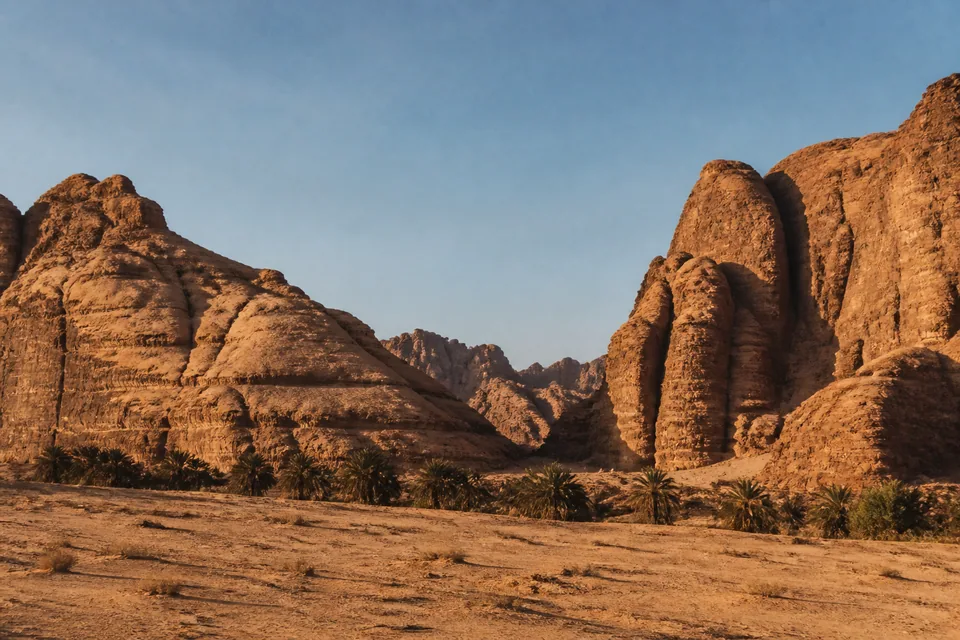A photograph from the AlUla area