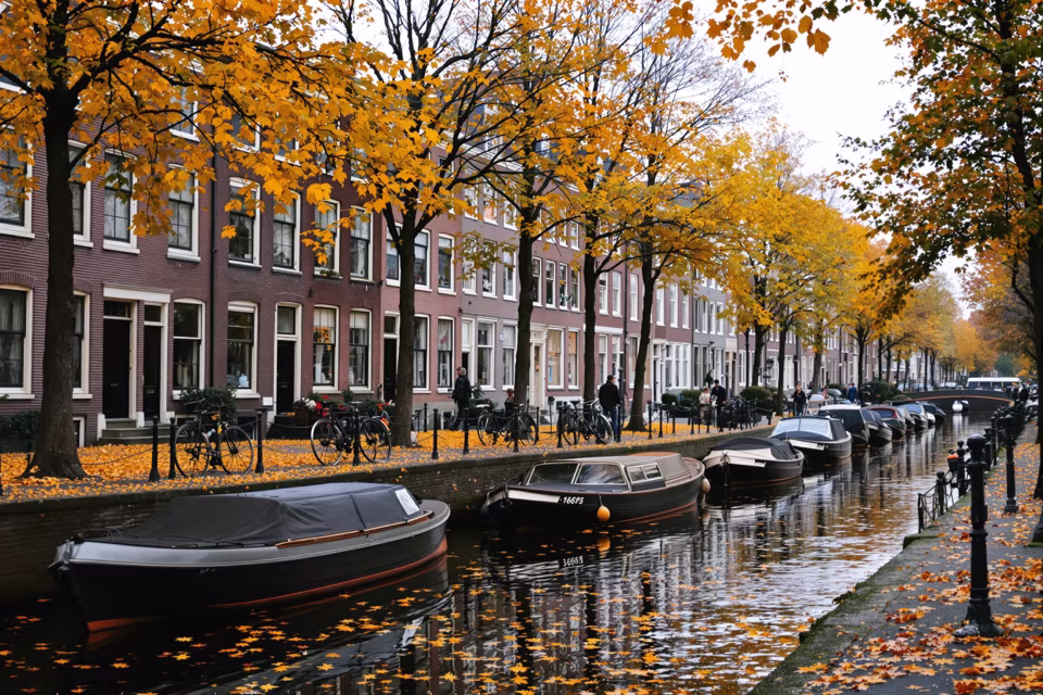 Amsterdam'dan bir manzara
