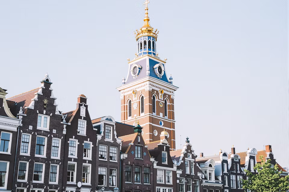 Amsterdam'dan bir manzara