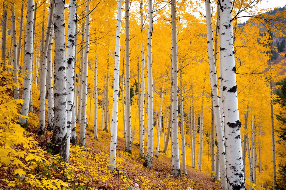 Aspen'den bir manzara