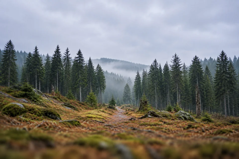 Black Forest trail above Baden-Baden
