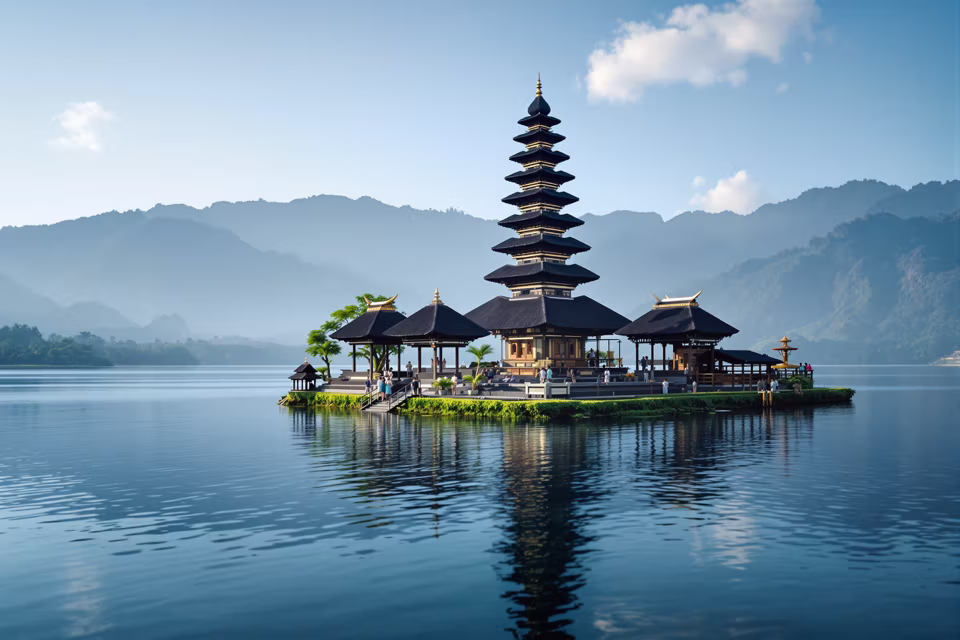 Ulun Danu Beratan Tapınağı, Bratan Gölü