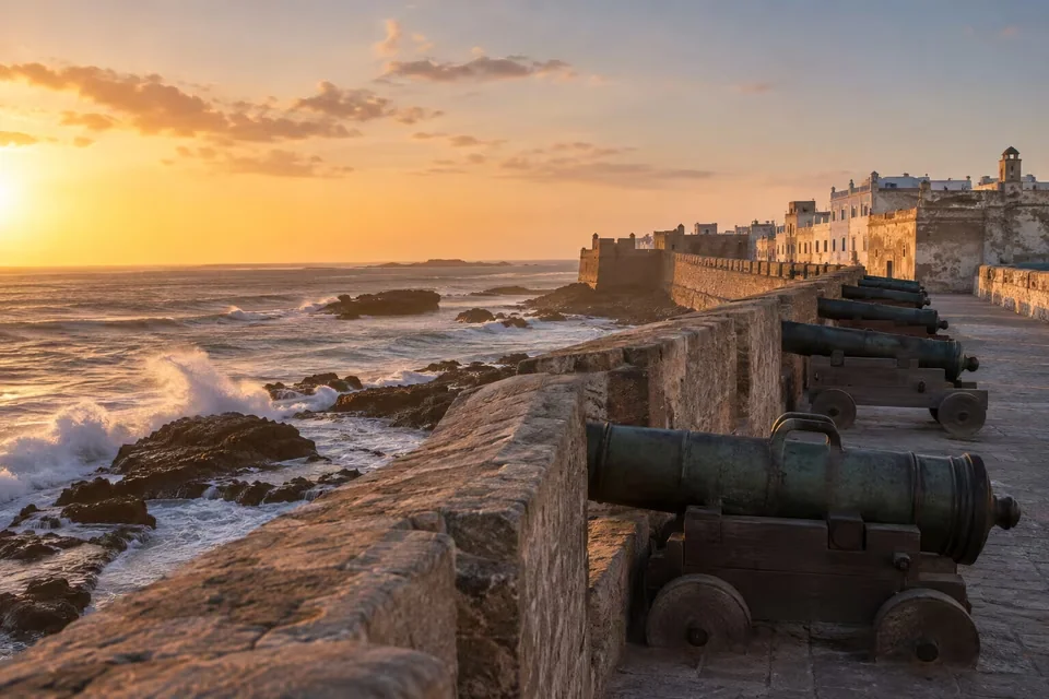 The Skala de la Ville ramparts and the Atlantic at Essaouira
