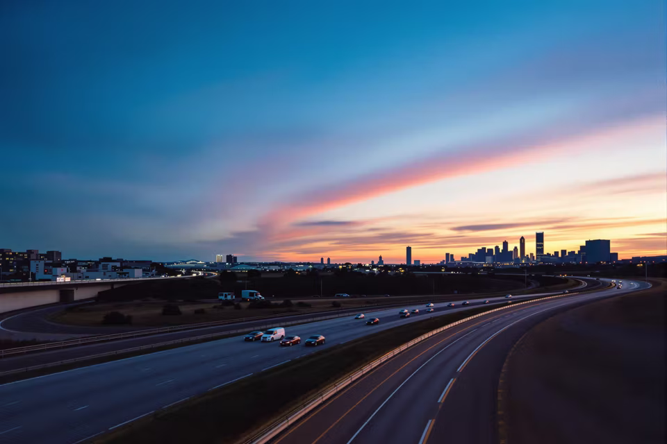 Houston'dan bir manzara