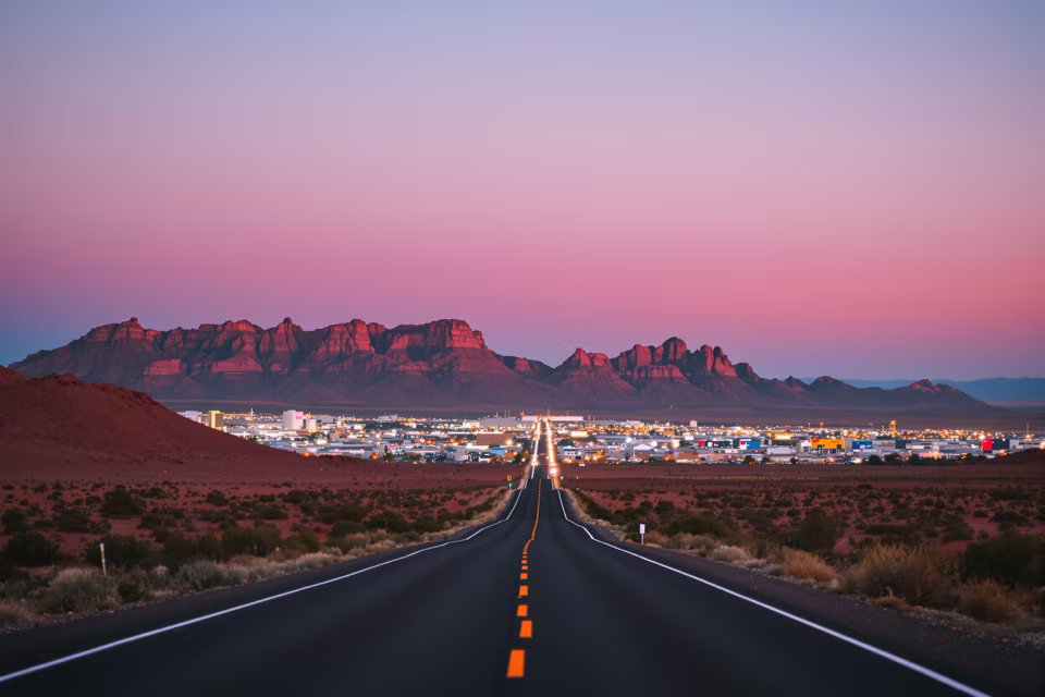 Las Vegas'tan bir manzara