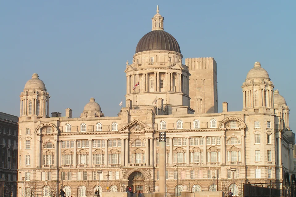 The domed Port of Liverpool Building