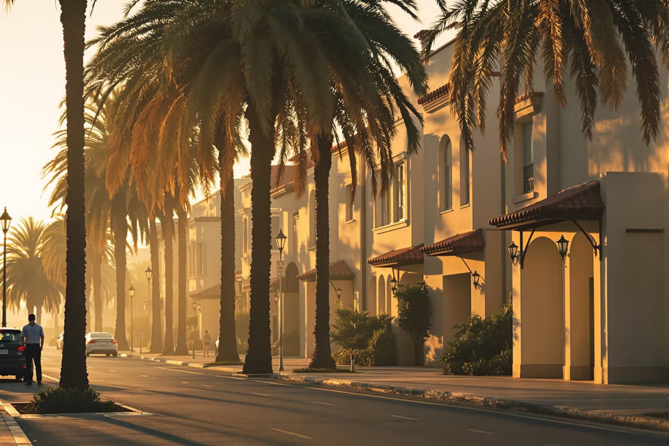 Los Angeles'ten bir manzara