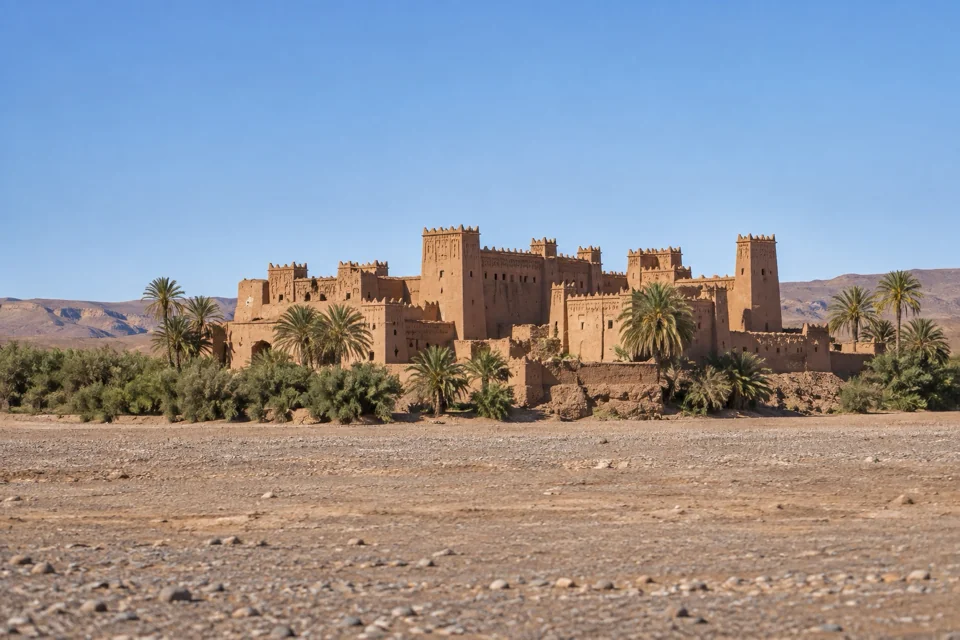 Adobe ksar near Ouarzazate
