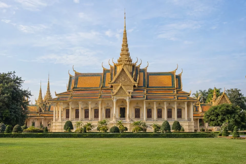 The Throne Hall of the Royal Palace in Phnom Penh