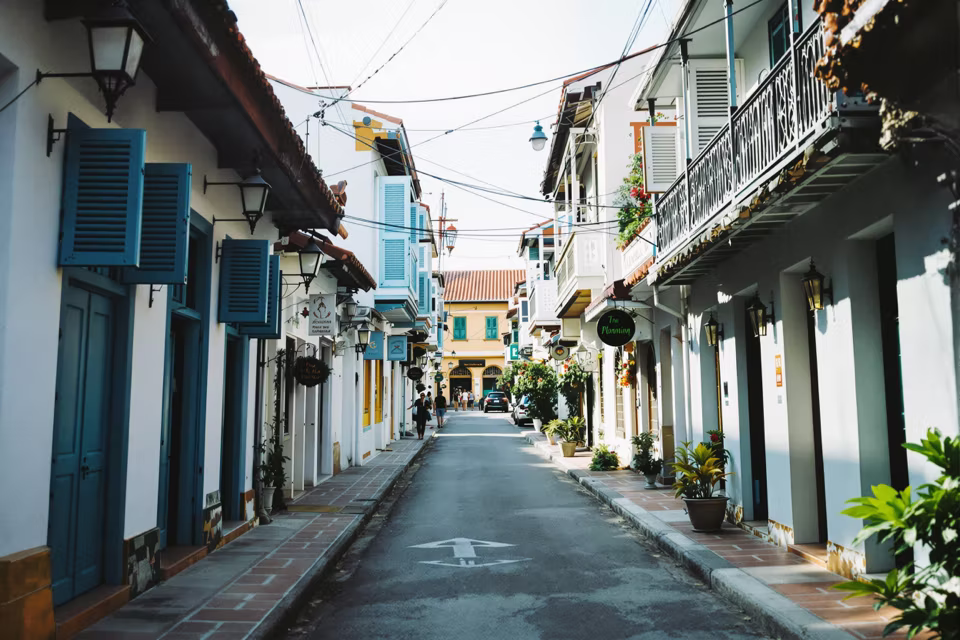 Singapur'dan bir manzara