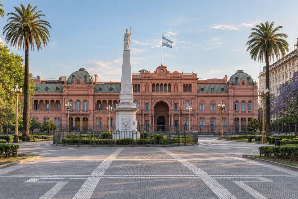 The Casa Rosada presidential palace in Buenos Aires
