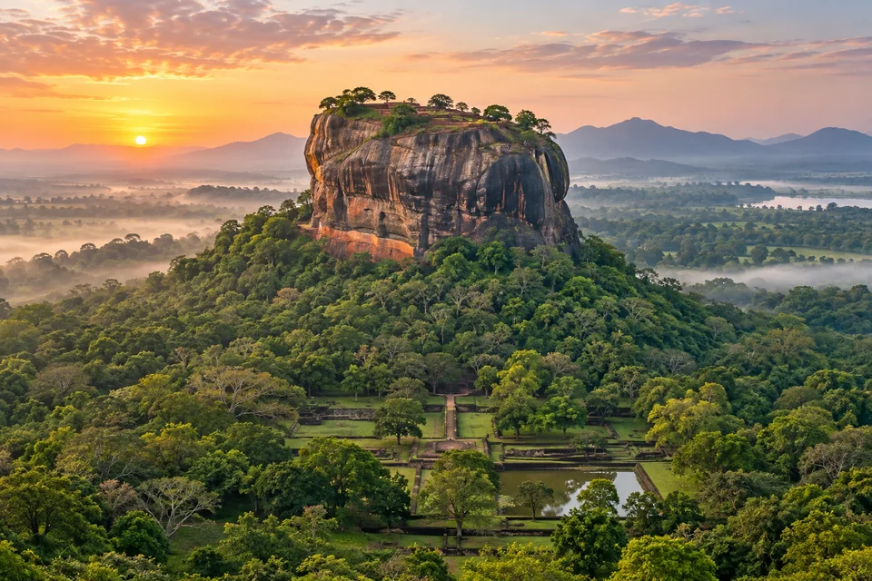 Sigiriya Lion Rock in Sri Lanka