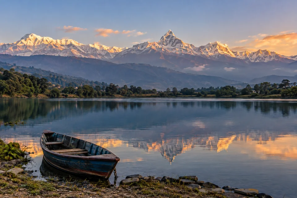 Phewa Gölü ve Machapuchare, Pokhara