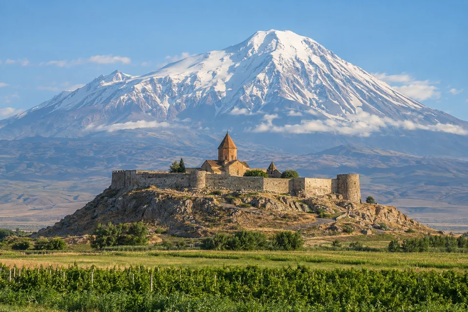 The Khor Virap monastery in Armenia