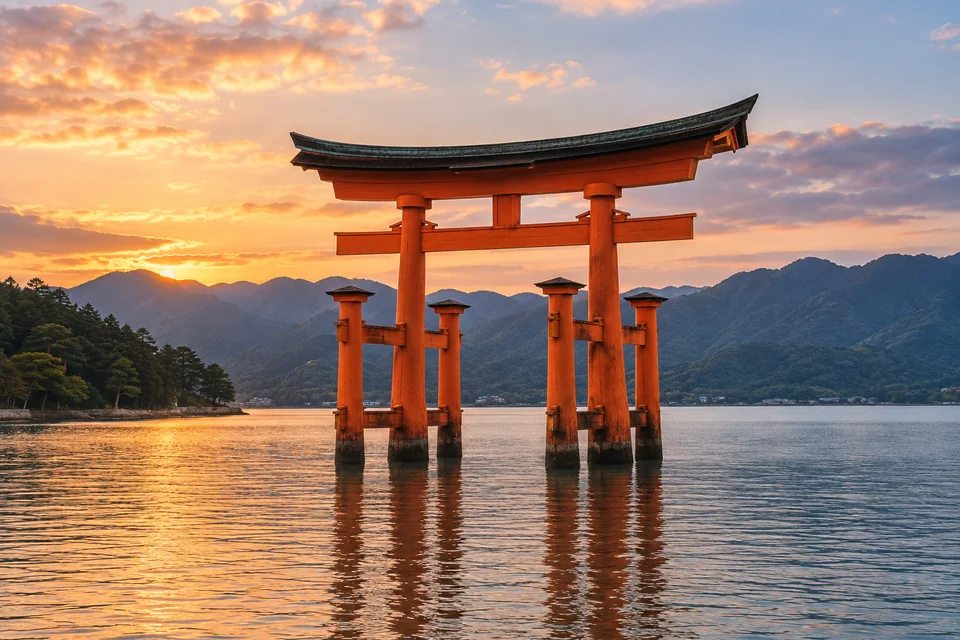 Itsukushima yüzen toriisi, Miyajima