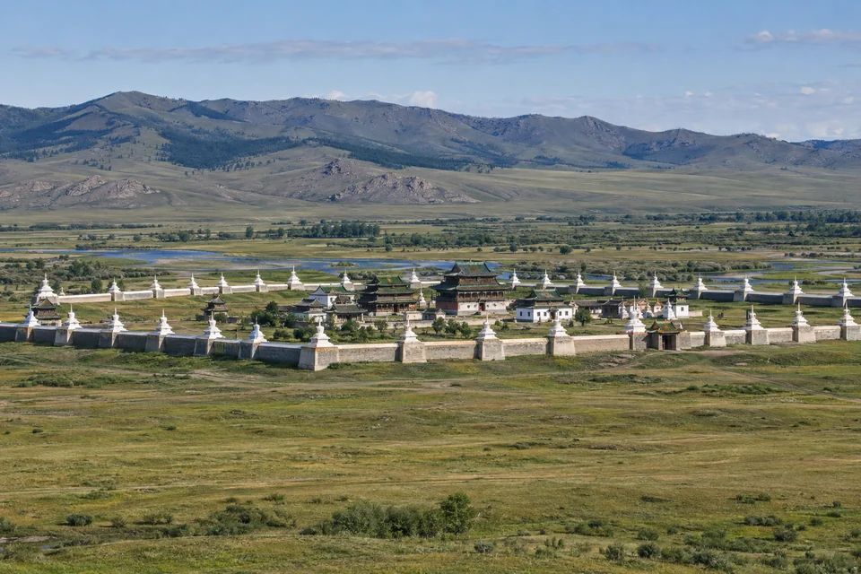 The Erdene Zuu monastery in Kharkhorin