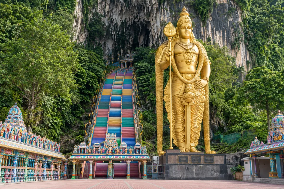 The Batu Caves near Kuala Lumpur