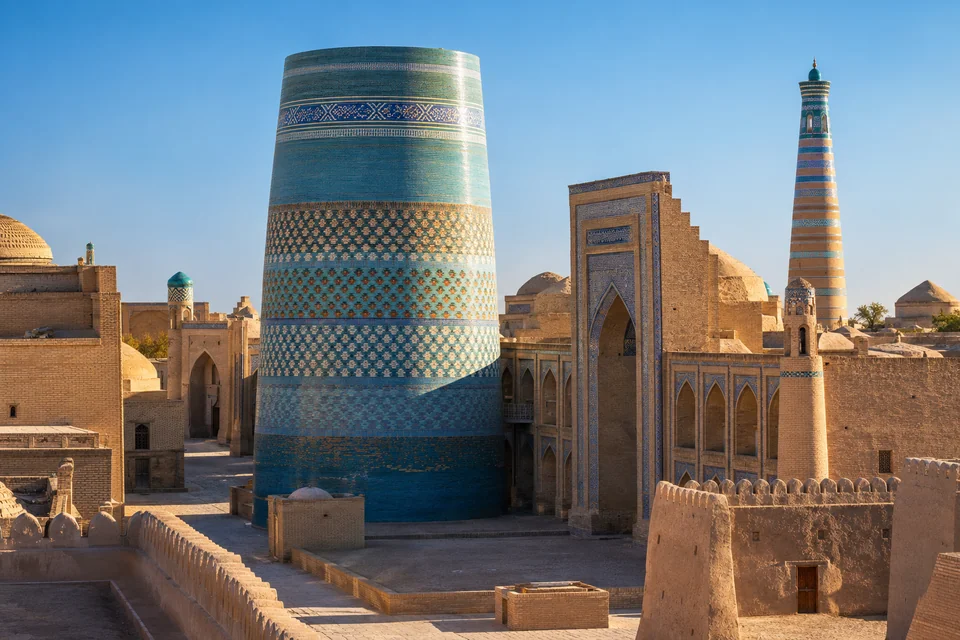 The Itchan Kala walled inner city of Khiva