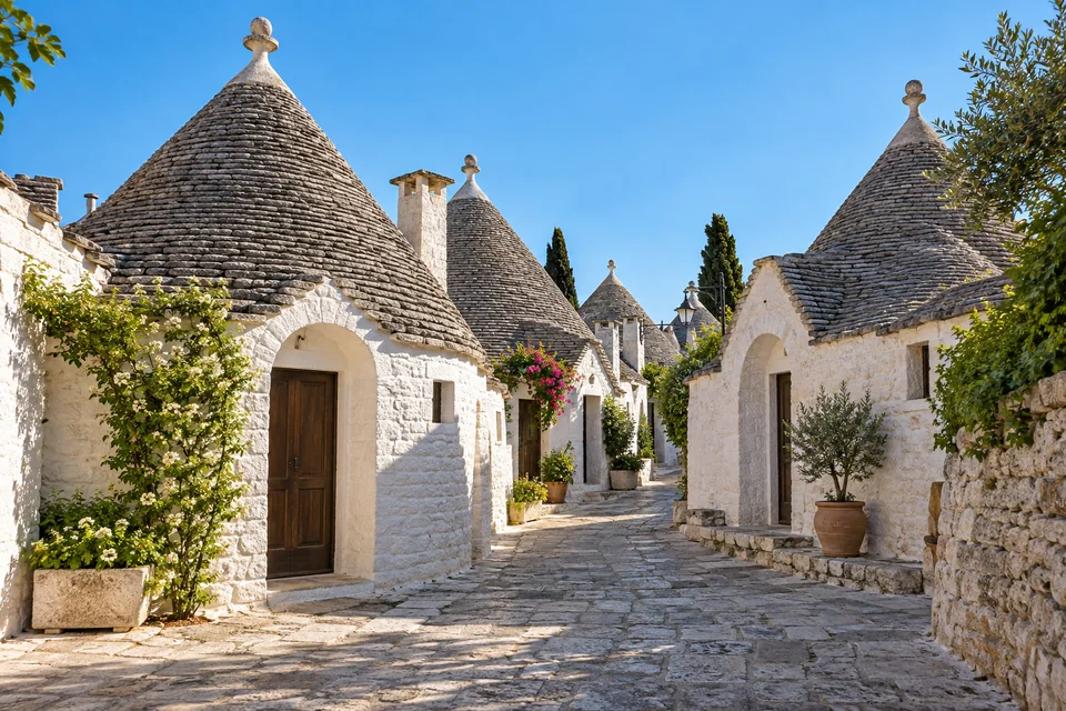 Alberobello trulli evleri