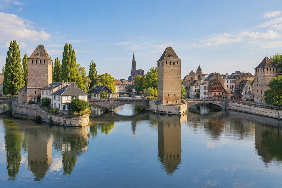 The Petite France quarter of Strasbourg
