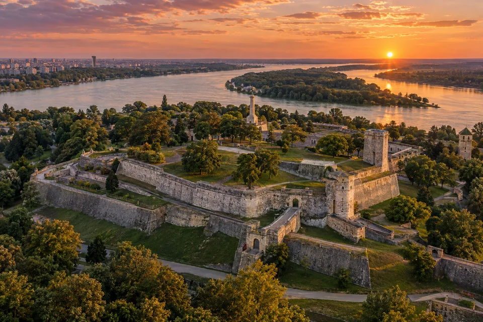 The Belgrade Fortress (Kalemegdan) in Serbia
