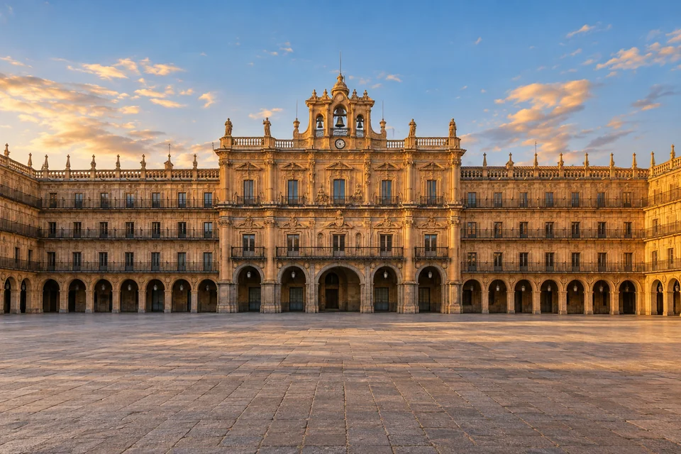 The Plaza Mayor of Salamanca