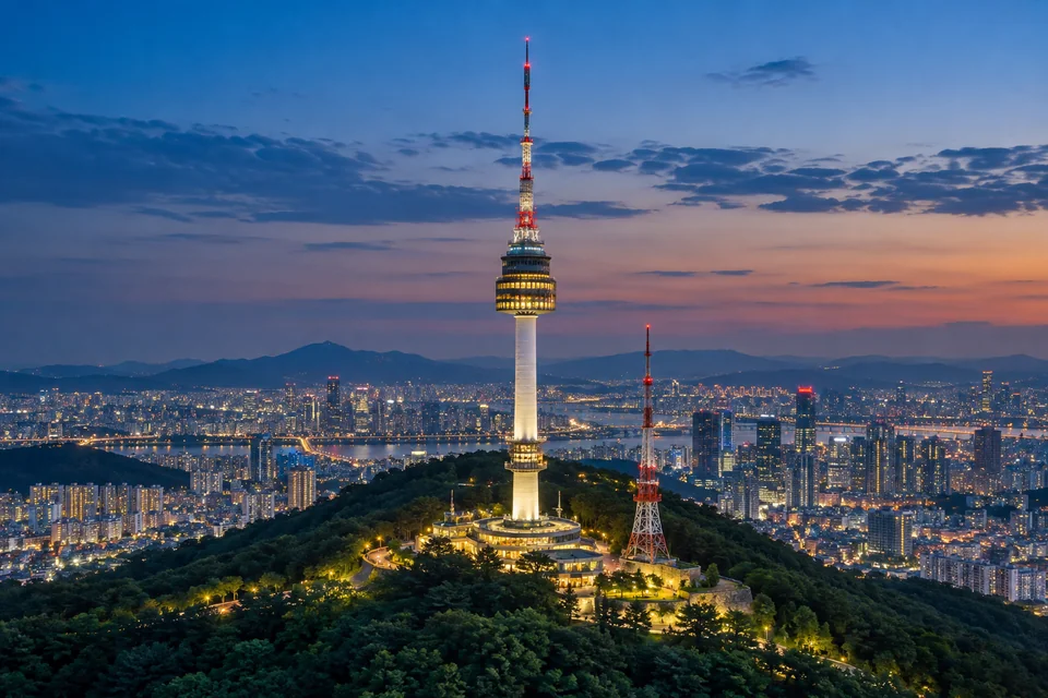 N Seoul Kulesi, Namsan, Seul