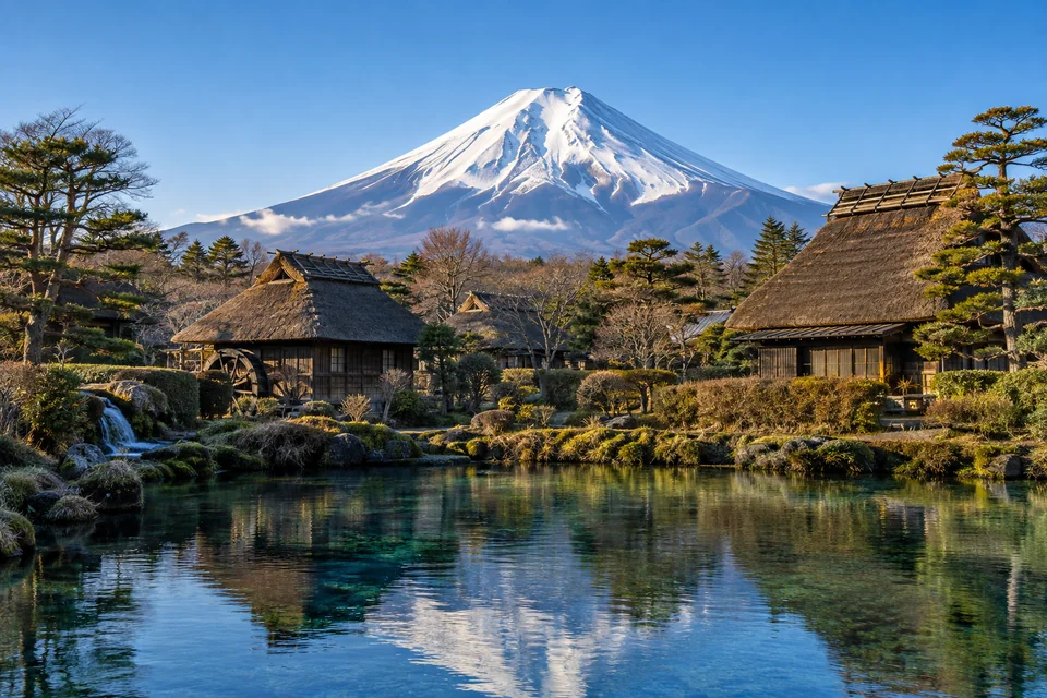 Fuji Dağı, Oshino Hakkai, Tokyo ve Fuji