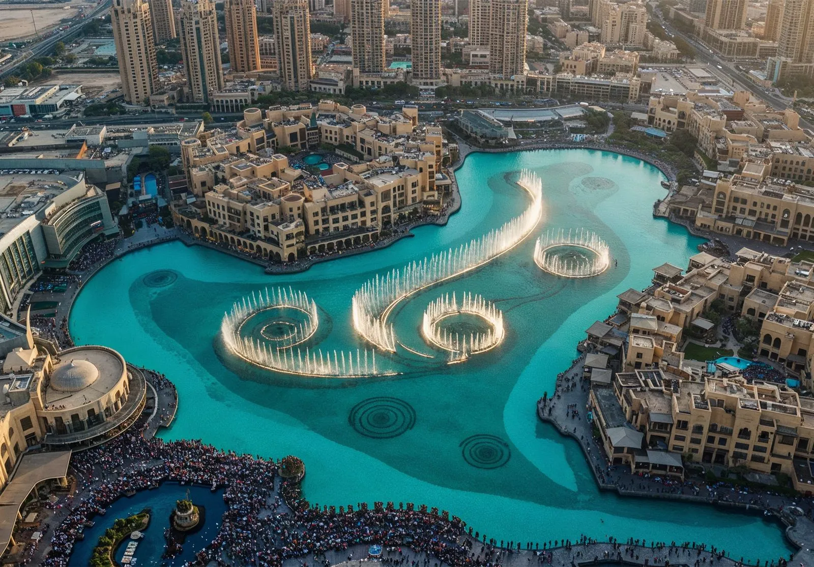Dubai Fountain Lake Ride