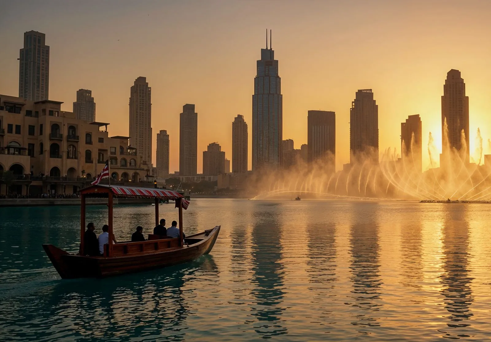 Dubai Fountain Lake Ride