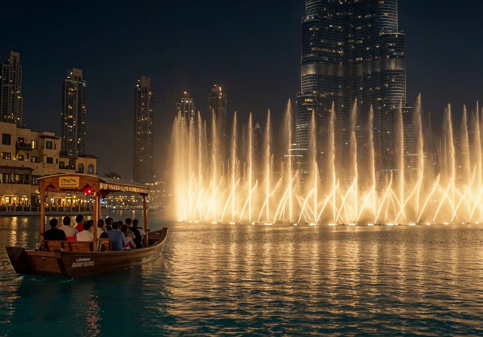 Dubai Fountain Lake Ride