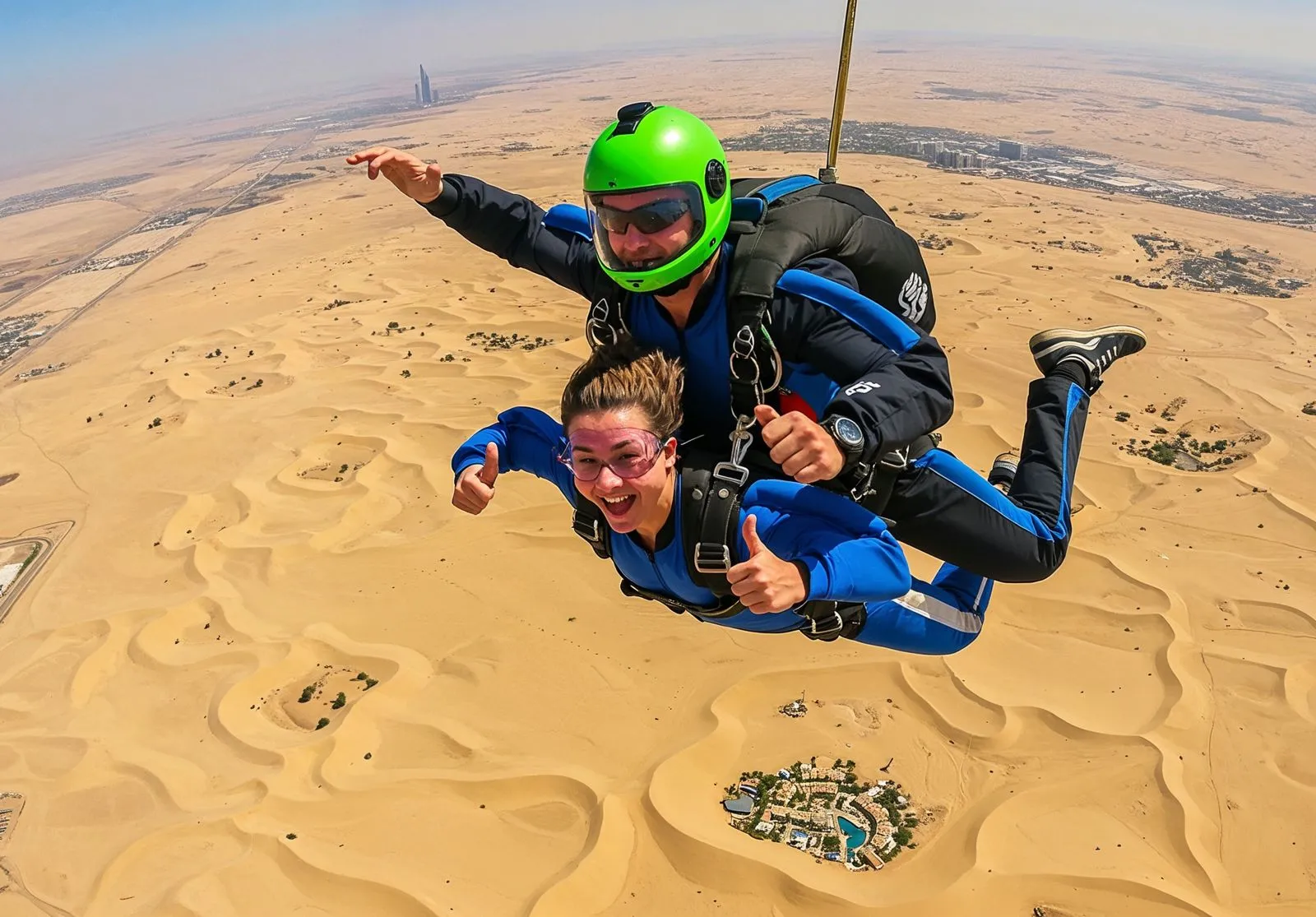 Skydive Dubai: Experience Tandem Skydiving at The Palm Drop Zone
