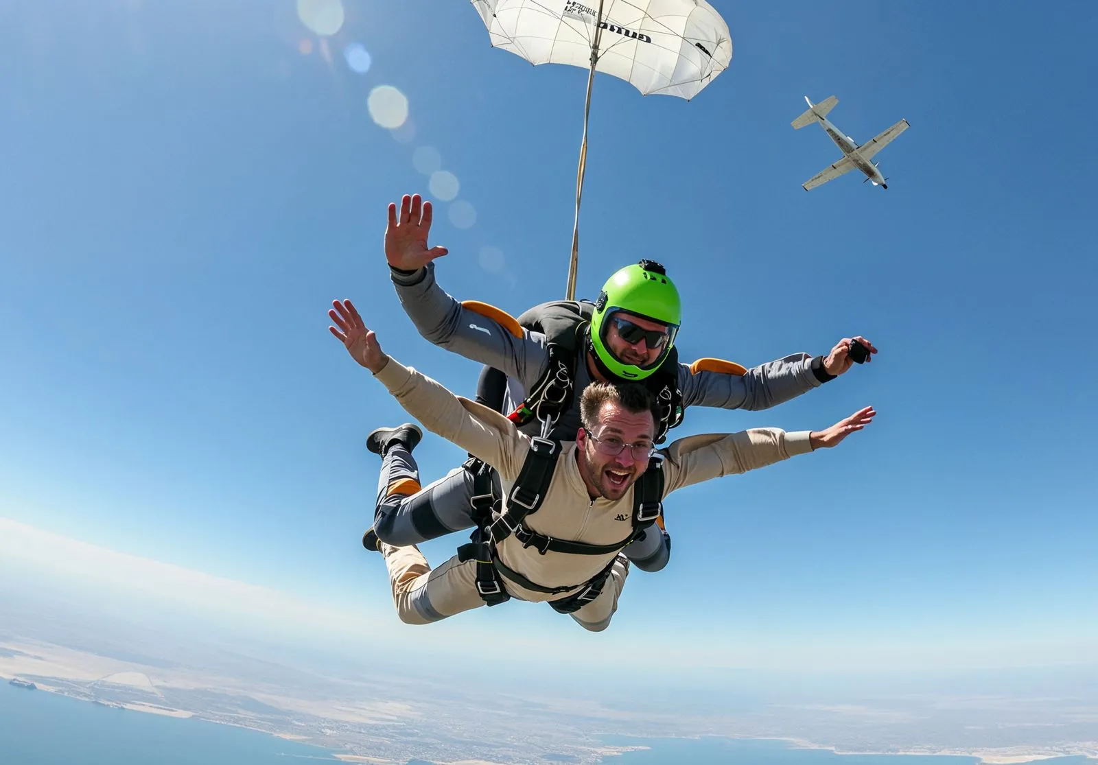 Skydive Dubai: Experience Tandem Skydiving at The Palm Drop Zone