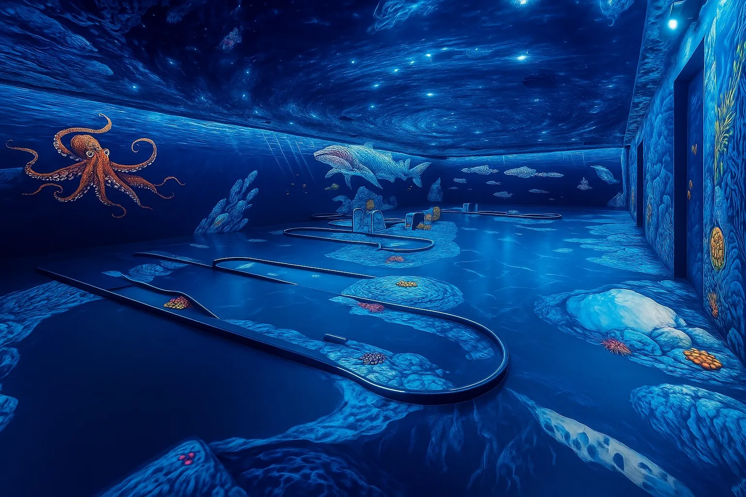 3D Blacklight Minigolf Dubai