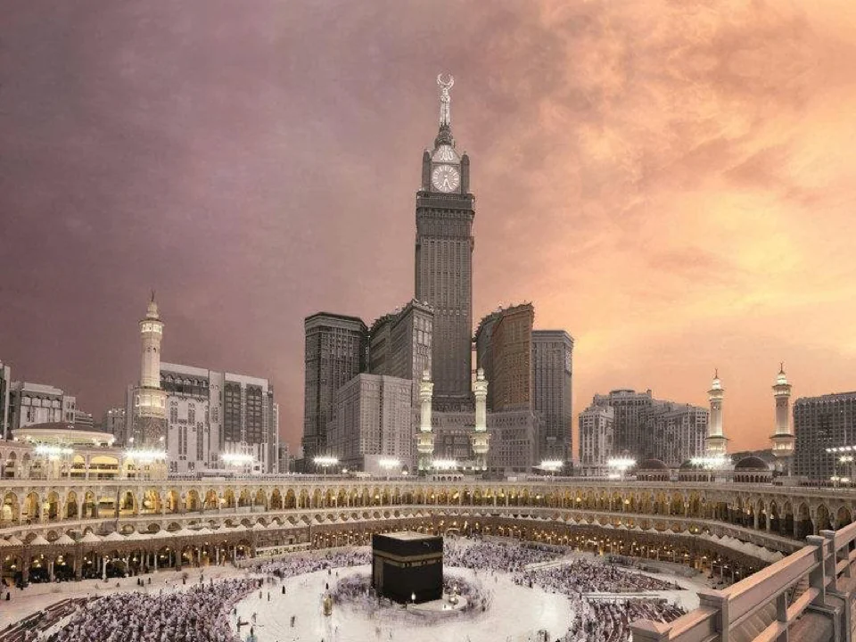 A photograph of Raffles Makkah Palace