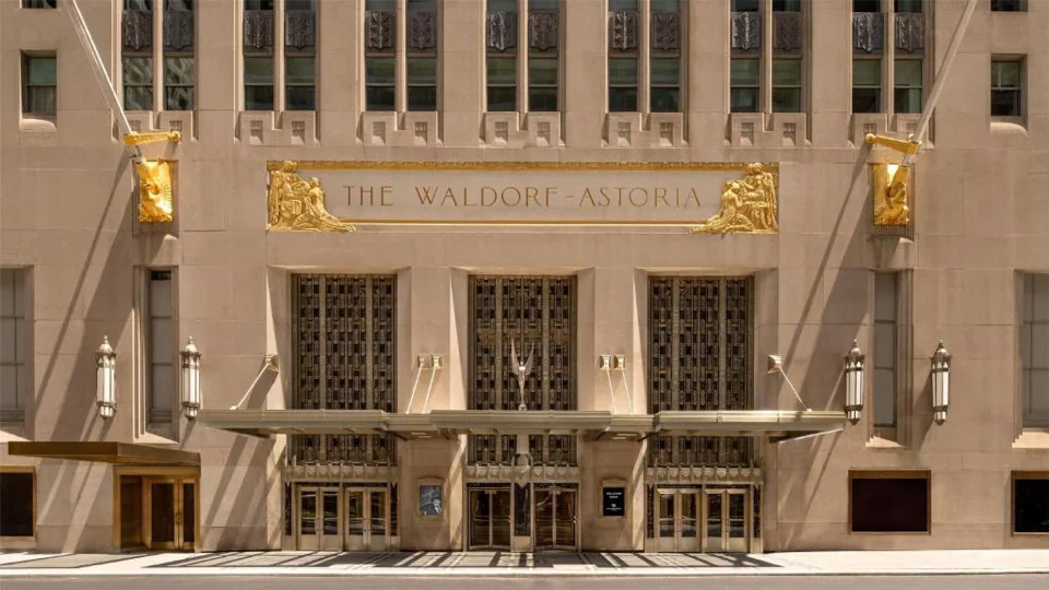 Waldorf Astoria New York otelinden bir fotoğraf