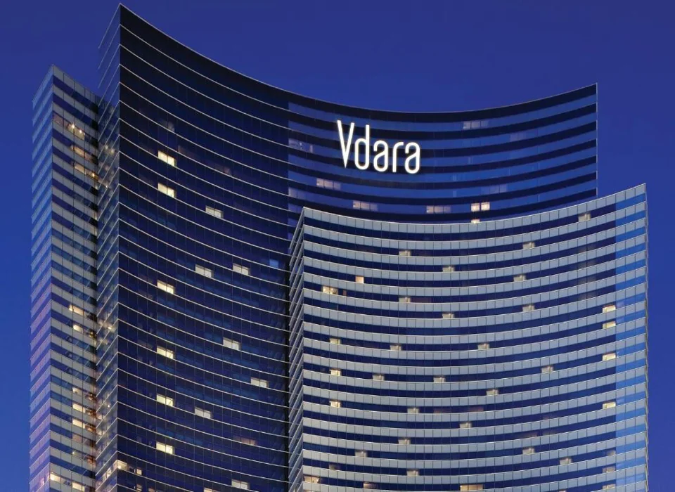 A photograph of Vdara Hotel & Spa at ARIA Las Vegas