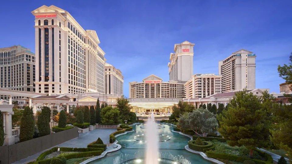 A photograph of Caesars Palace