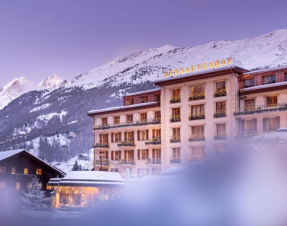 A photograph of Grand Hotel Zermatterhof