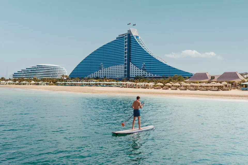 A photograph of Jumeirah Beach Hotel